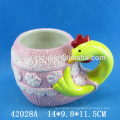 2016 high quality cock ceramic cream pitcher